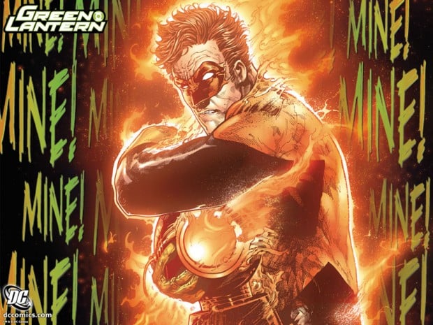 green lantern agent orange comic book