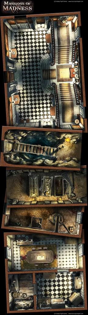 Mansions of Madness board game layout Mansions of Madness board game layout