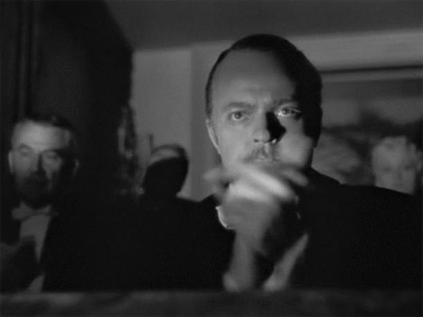 The slow clap in Citizen Kane