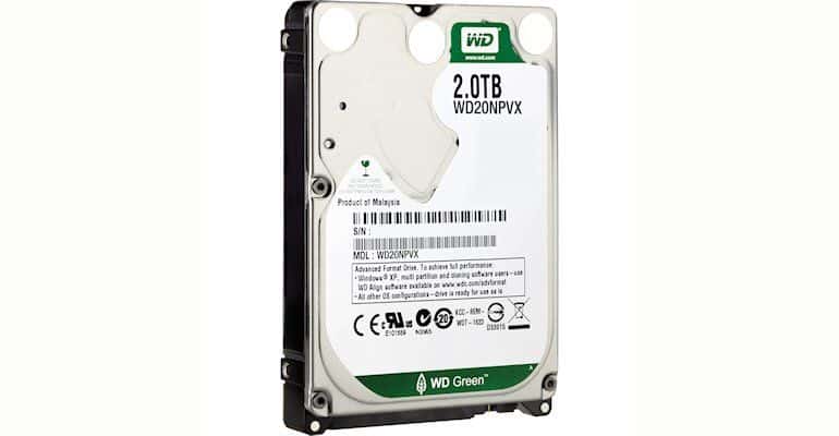 WD Green 2TB HDD - 01