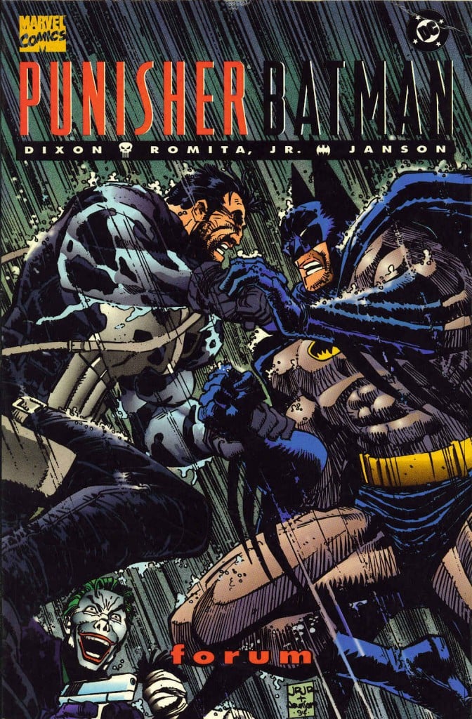 batman vs punisher comic book