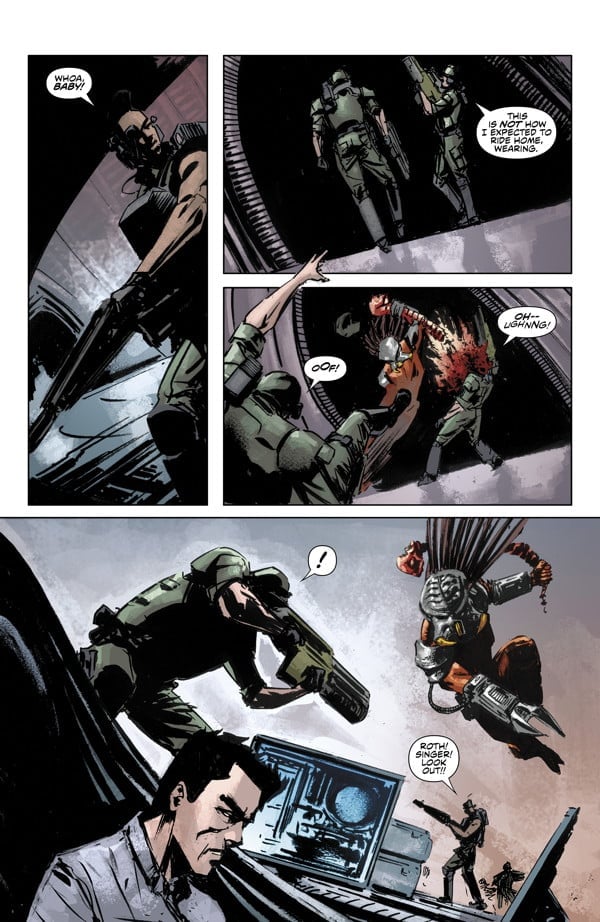 comic book review Predator Life and Death #4