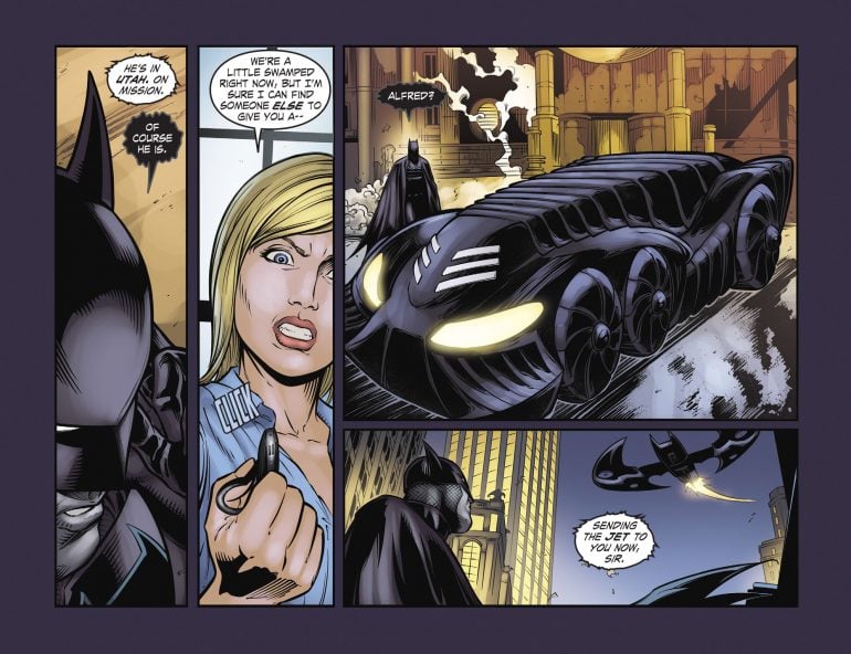 Batman's Batmobile Comic Book