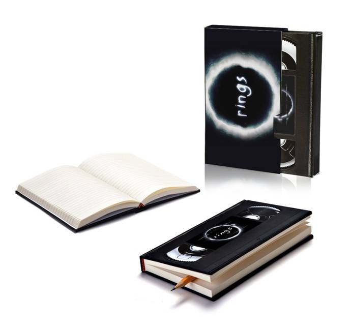 RINGS VHS notebook