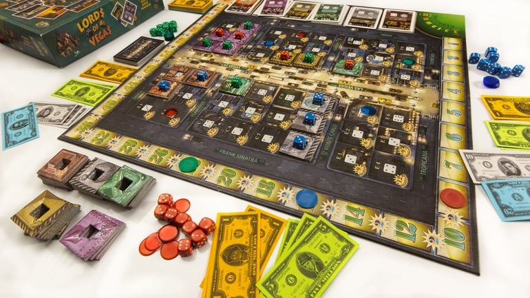 Lords of Vegas Board Game Review - It’s not the richest, but the smartest that wins.