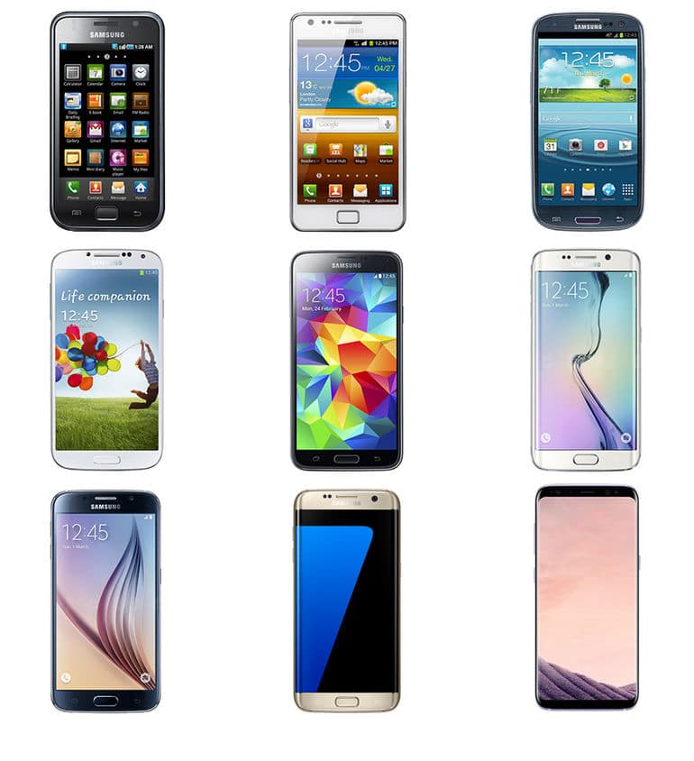 A Look Back at the Evolution of Samsung Galaxy S Series