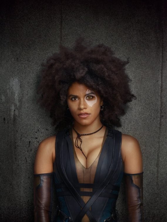 WE HAVE OUR FIRST LOOK AT ZAZIE BEETZ AS DOMINO IN DEADPOOL 2