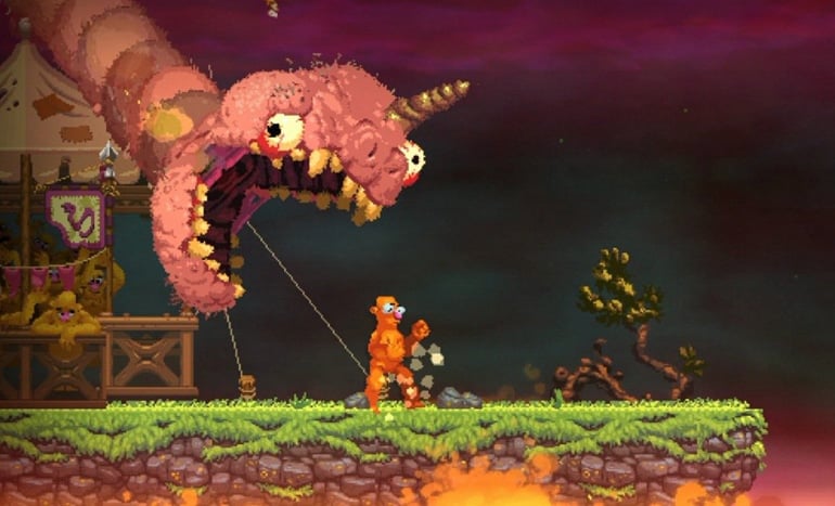 Nidhogg 2 Review - Swordplay, Laughter And Getting Eaten By A Giant Worm