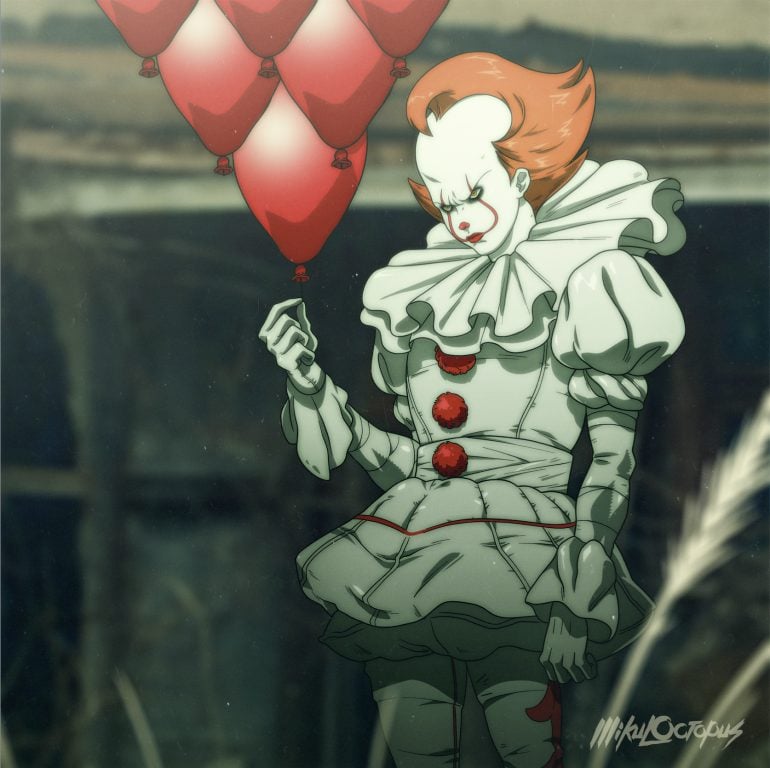 IT Movie Gets A Terrifying Anime Makover From Fan