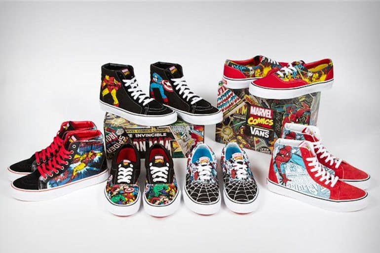 vans marvel 2018