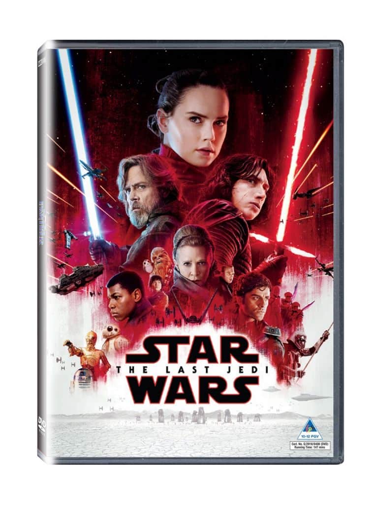star wars: the last jedi dvd