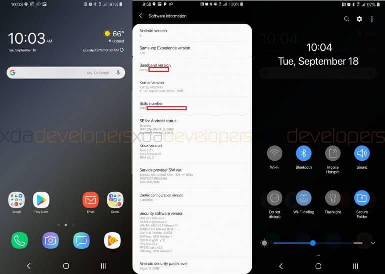 New Samsung Android Pie Interface Leaks - And It's Beautiful