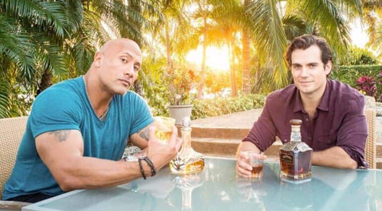 Henry Cavill Superman Dwayne Johnson Black Adam The Rock