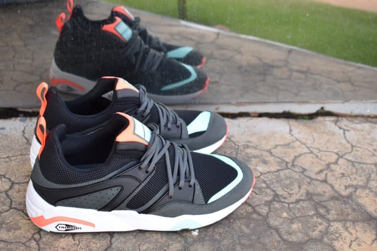 The PUMA Blaze of Glory Reverse Classics is available online at PUMA.com for R2,400.