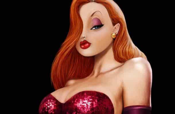 Jessica Rabbit hottest cartoon characters