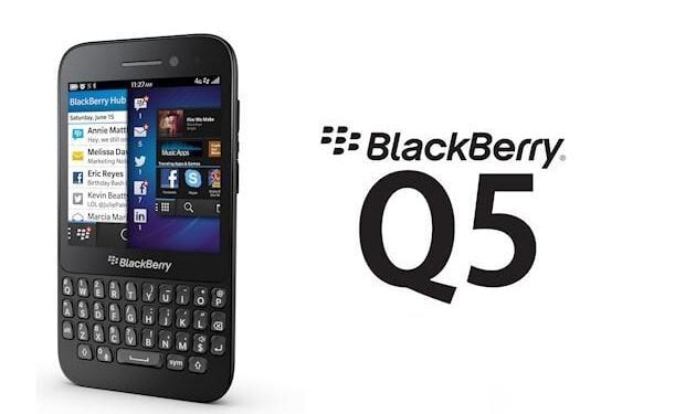 BlackBerry Q5 - Header