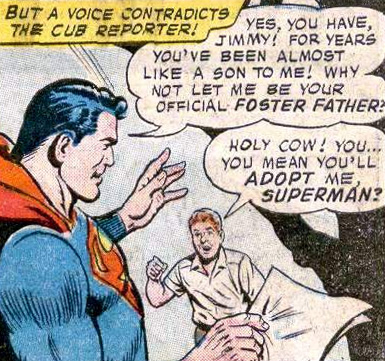 Adopted Jimmy Olsen in