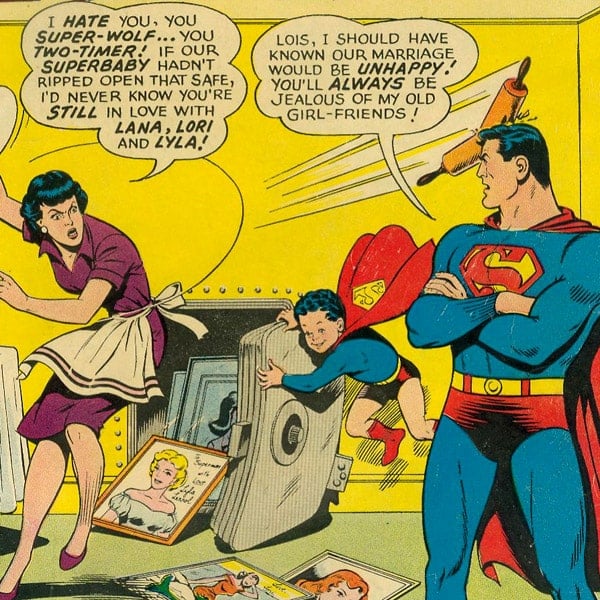 Larry, with Lois Lane in Superman's Girl Friend Lois Lane #39 (February 1963)
