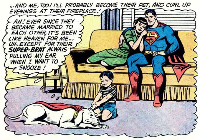 Krypto's fantasy, in Superman #141 (January 1961)