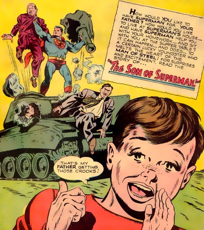 Superman as a Father An adopted son, Tommy in Superman #57 (Mar/Apr 1949)