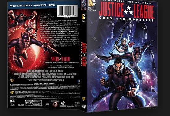 Justice League Gods and Monsters (2015) DVD Cover