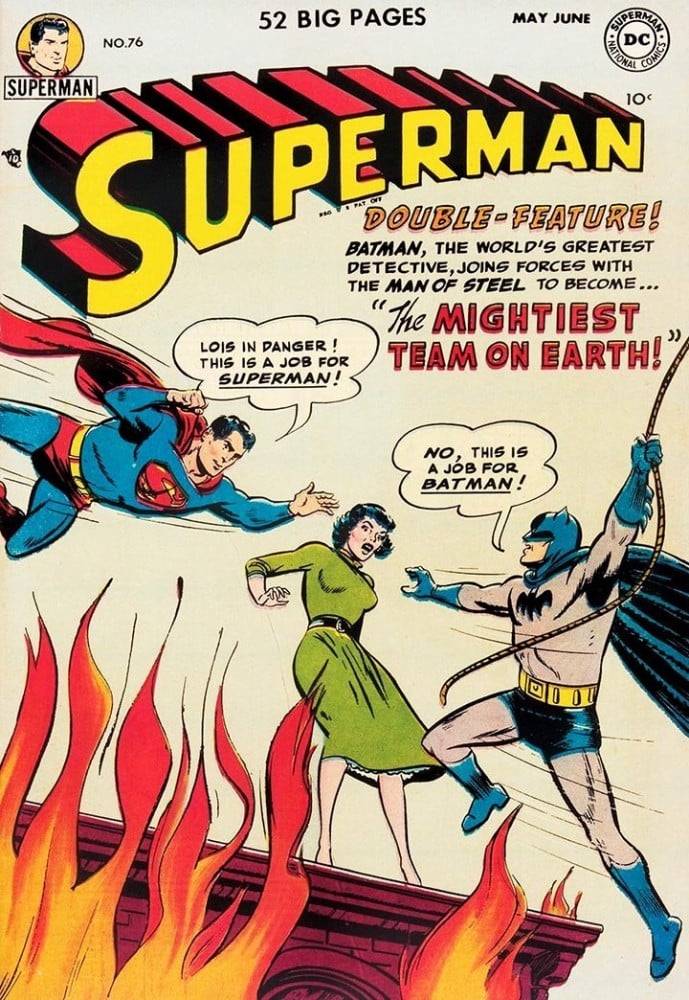 batman vs superman comic book