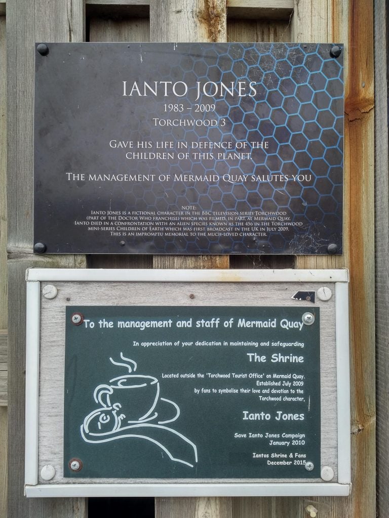 Ianto Jones Shrine Plaque