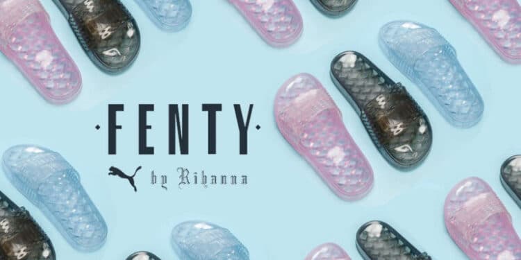 Rihanna Drops the Jelly Slide from the Fenty X Puma Collection