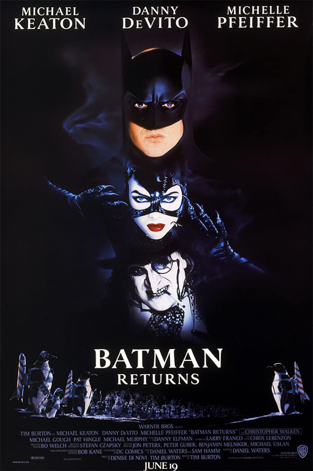Batman Returns (1992)Directed by Tim BurtonShown: Poster Art