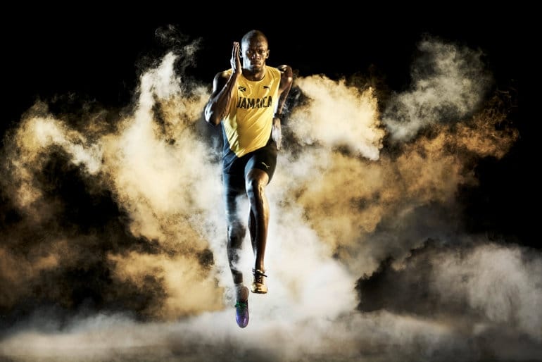 Puma Presents Usain Bolt's Legacy Spikes Ahead of His Last Race