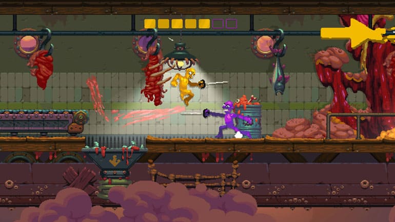 Nidhogg 2 Review - Swordplay, Laughter And Getting Eaten By A Giant Worm