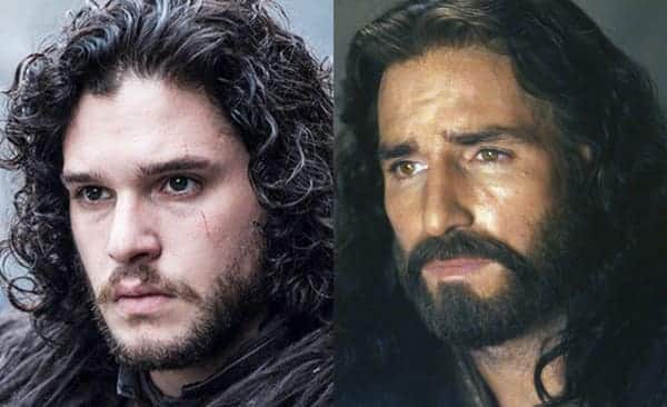 Jon Snow And Jesus The Bible Game of Thrones