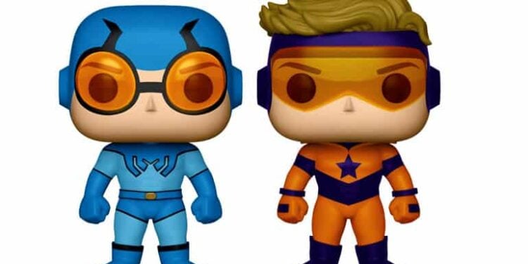 Blue Beetle And Booster Gold 2-Pack Metallic Funko POP! Review
