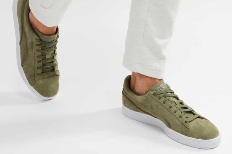 puma suede classic exposed seams