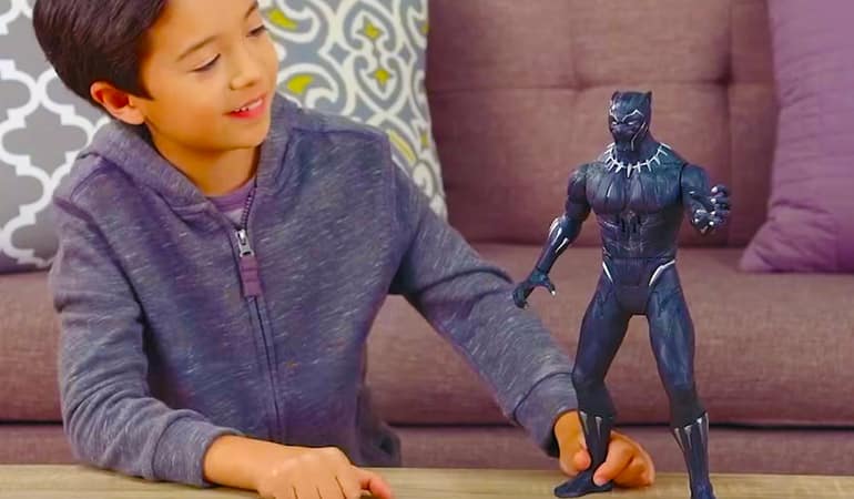 black panther slash and strike figure