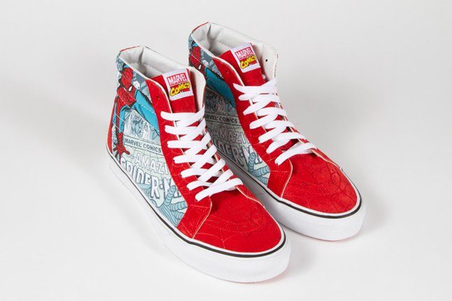 marvel high top vans