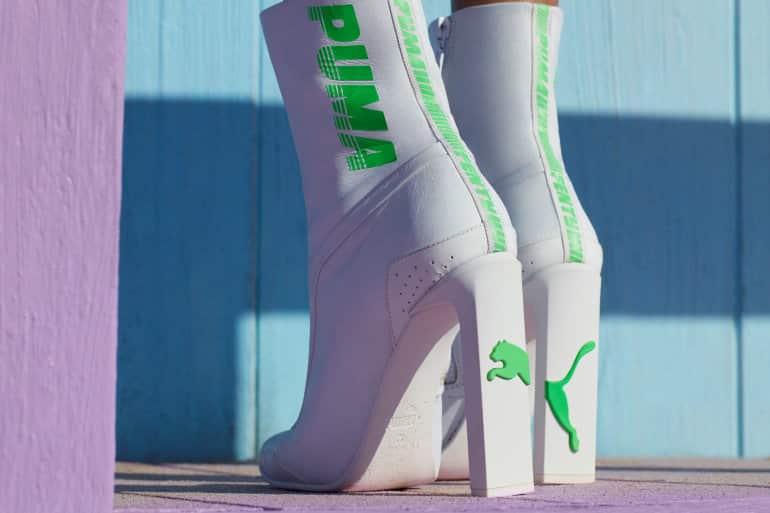 rihanna puma high heels
