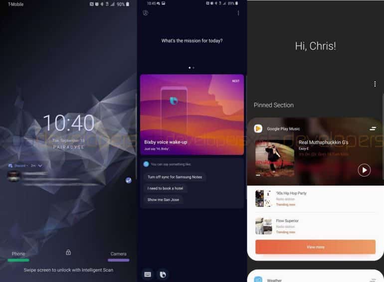 New Samsung Android Pie Interface Leaks - And It's Beautiful