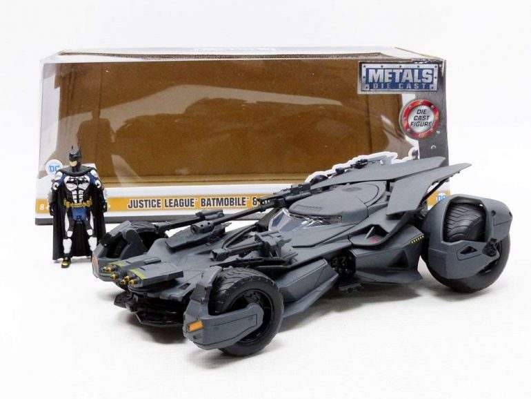 Die Cast Metals Justice League Batmobile Toy Review