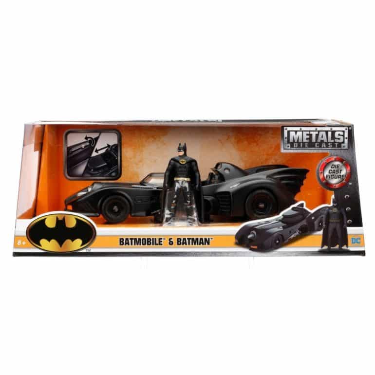 Die Cast Metals Batmobile & Batman