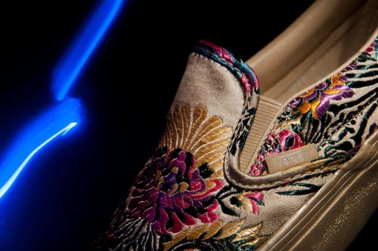 Get Into The Holiday Spirits Early With Vans Satin Brocade Collection