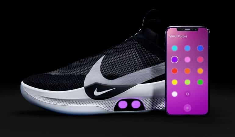 Nike Adapt BB Self-Lacing Sneaker Can Be Controlled From Smartphone