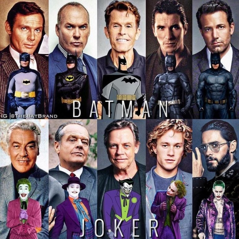 Batman and Joker Actors