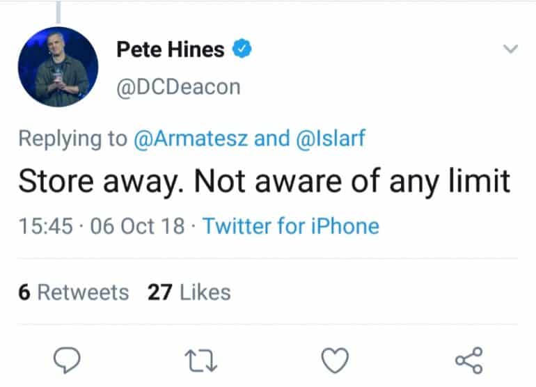 Pete Hines tweet Fallout 76