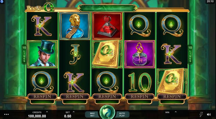 Book of Oz - Microgaming