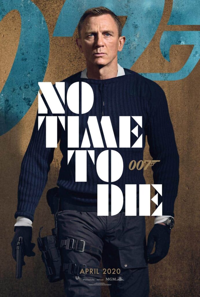 James Bond No Time To Die Movie Poster