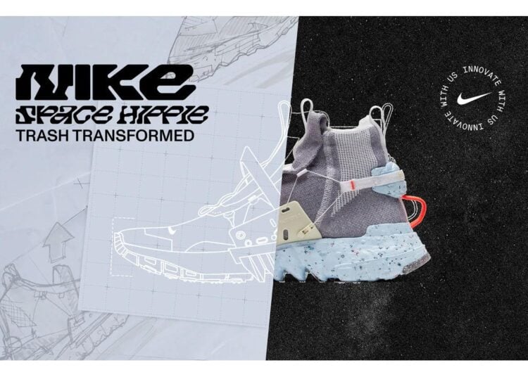 Nike Drops New Space Hippie Sneakers Made from Recycled Materials