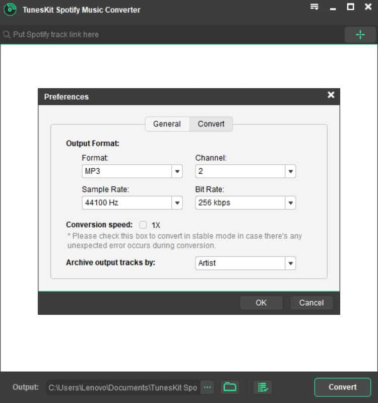 tuneskit spotify music converter portable