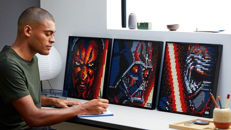 LEGO Launches New Art Line With Star Wars And Marvel Sets