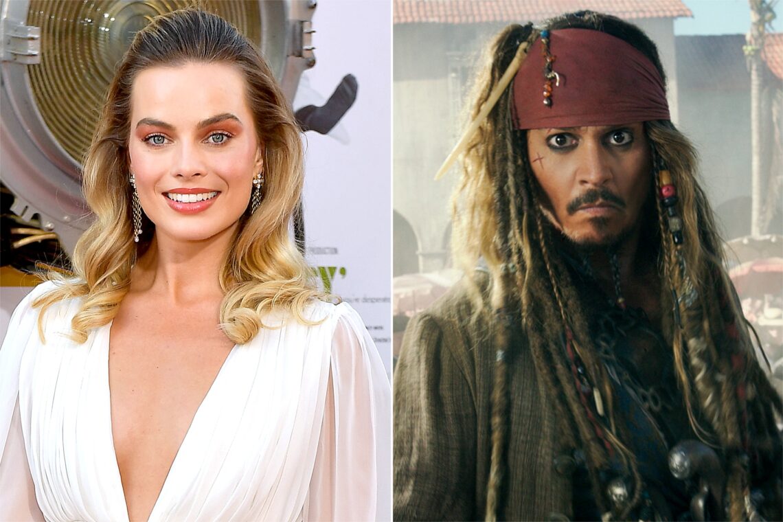 Margot Robbie Cast In New Pirates Of The Caribbean Movie Johnny Depp